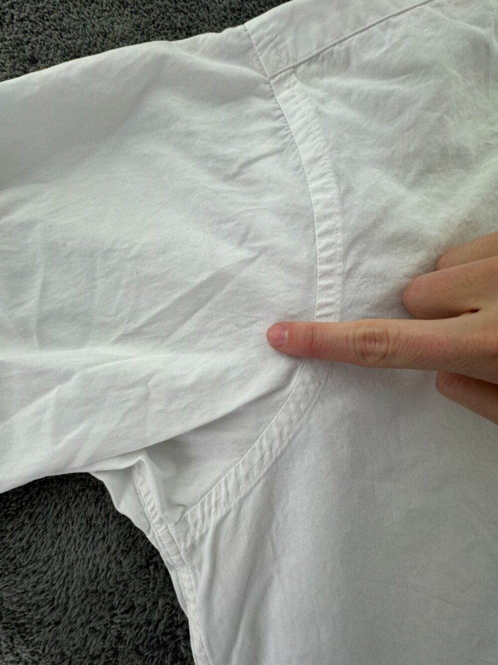 Burberry London Long Sleeve White Button Up Shirt 16 34 USA Made Cotton Adult - Picture 12 of 14